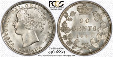 1858 20C Coinage ↑↓ MS66+