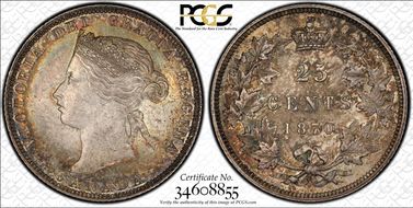 1870 25C MS66+