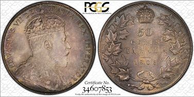 1906 50C MS66