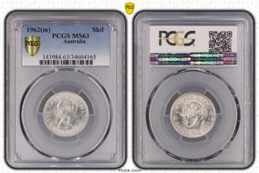 1962(m) Shil KM-59  Ag MS63