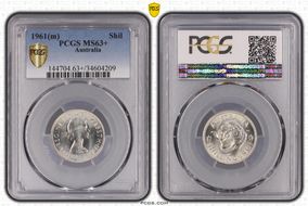 1961(m) Shil KM-59  Ag MS63+