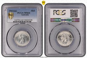 1961(m) Shil KM-59  Ag MS64