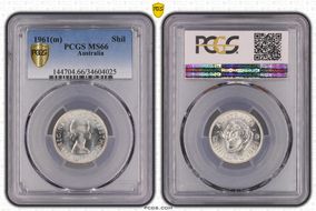 1961(m) Shil KM-59  Ag MS66