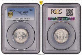 1962(m) Shil KM-59  Ag MS67