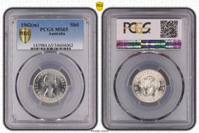 1962(m) Shil KM-59  Ag MS65