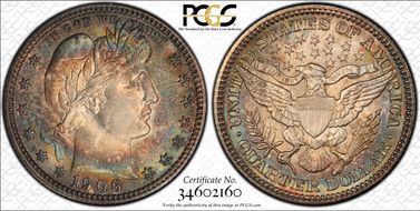 1906-D 25C MS66+