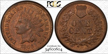 1866 1C MS62RB