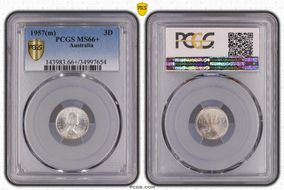 1957(m) 3D MS66+
