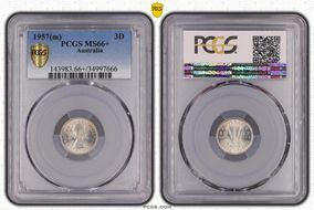 1957(m) 3D MS66+