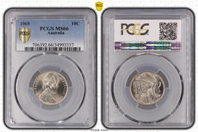 1969 10C MS66