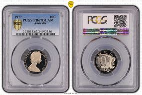 1977 10C PR67DCAM