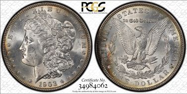 1903 $1 MS65