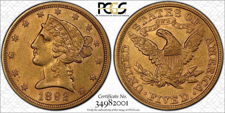 Cert 34982001 - Coin Image