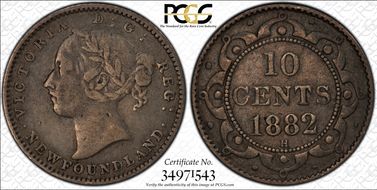 1882-H 10C VF25