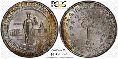 1936-S 50C Columbia MS66+