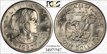 1980-P SBA$1 MS65