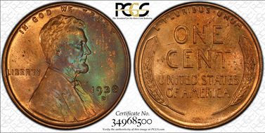 1938-D 1C MS65RB