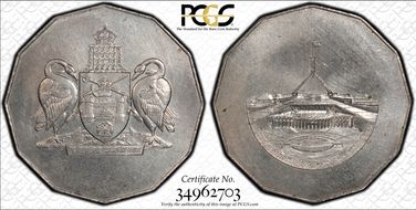 1988 "P50C" Pattern-Parliament House MS64