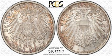 1907-A 2 Mk J-81 MS67