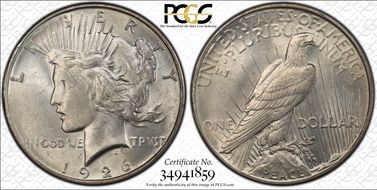 1926-D $1 MS63