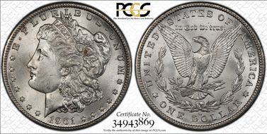 1901-O $1 MS66