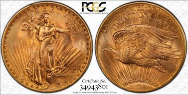 1923-D $20 MS67