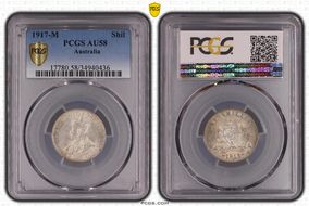 1917-M Shil AU58