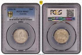 1916-M Shil KM-26  Ag MS63