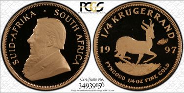 1997 1/4 KR 30th Ann Privy Mk PR69DCAM