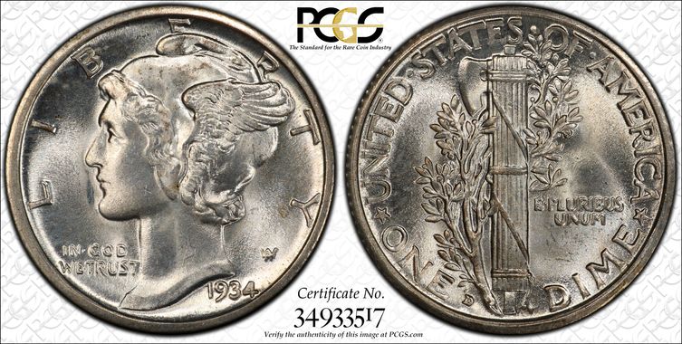 Cert 34933517 - Coin Image