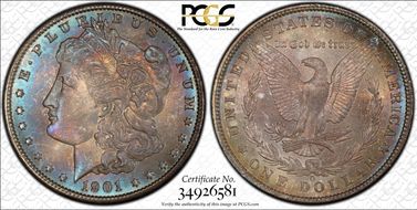 1901-O $1 MS65