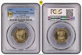 2015 $1 100 Years of Anzac N1