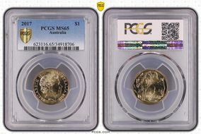 2017 $1 MS65