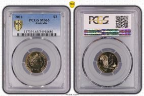 2011 $2 MS65