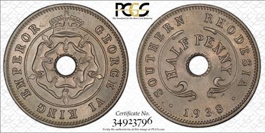 1938 1/2D MS66