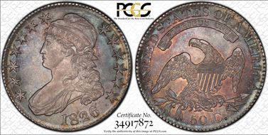 1826 50C O-114 MS62
