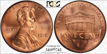 2012 1C Shield MS66RD