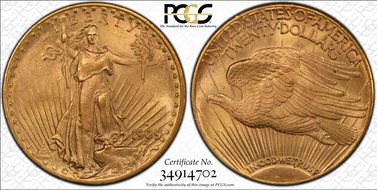 1909-S $20 MS65