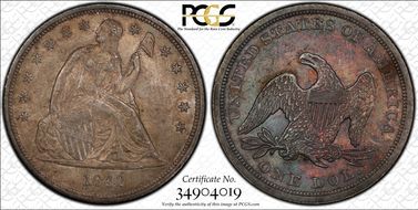 1842 $1 MS63