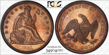 1841 $1 MS62
