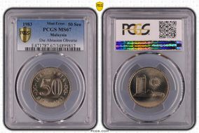 1983 50 Sen MS67