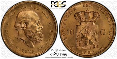 1889 10 G KM-106  Au MS66