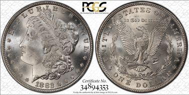 1882 $1 MS65