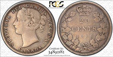 1858 20C Blundered I in GRATIA F12