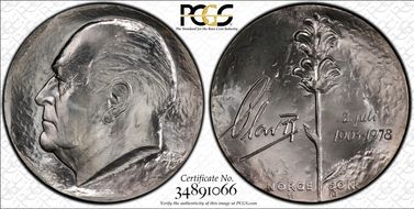 1978 50 Kr 75th Birthday MS68