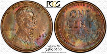 1937 1C MS62BN