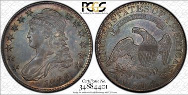 1822 50C O-111 MS62