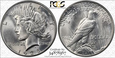 1935 $1 MS65