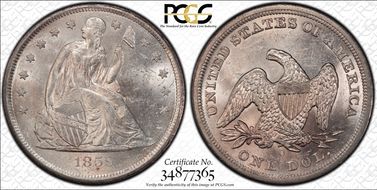 1859-O $1 MS61