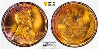 1935 1C MS68+ RD